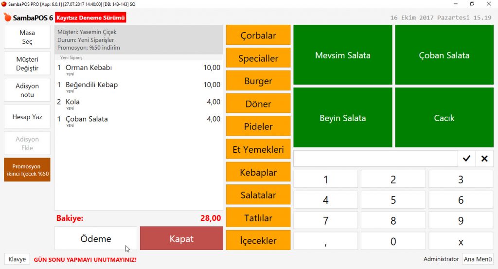 5.1.10.c. Müşteri Hesabı Nasıl Borçlandırılır?