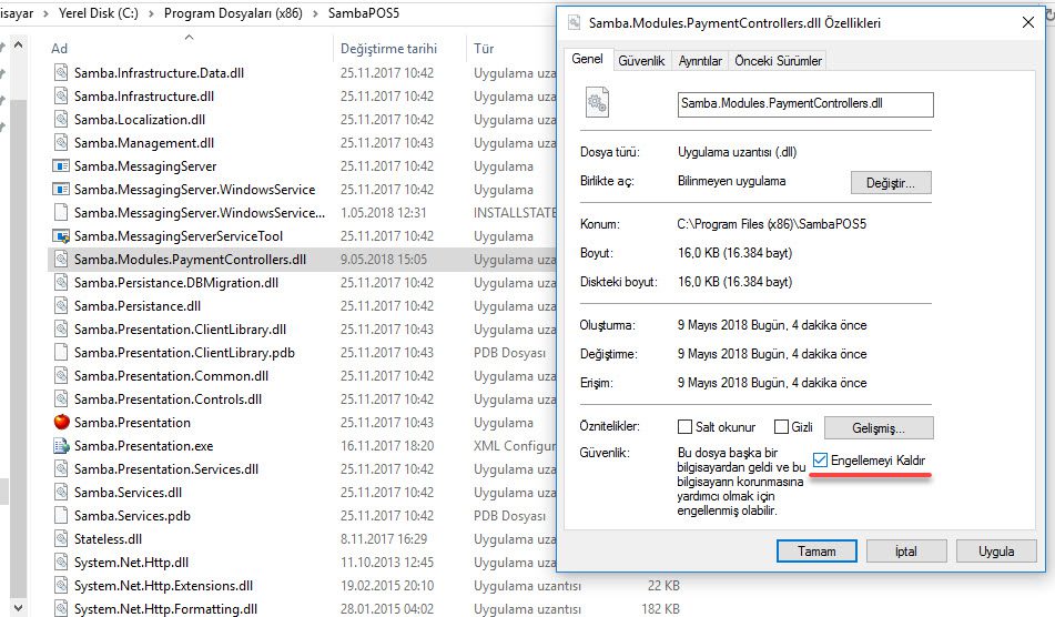 2018-05-09_15-07-15 6.3. Ingenico Yazarkasa GMP3 (Kablolu Bağlantı) Entegrasyon Nasıl Yapılır?