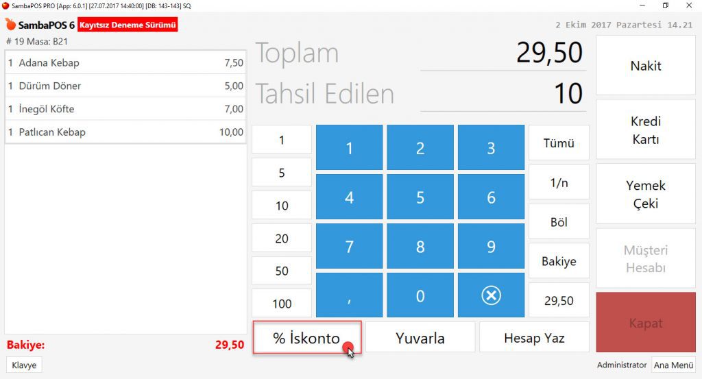 5.4.6. Yüzde İskonto Nasıl Yapılır?