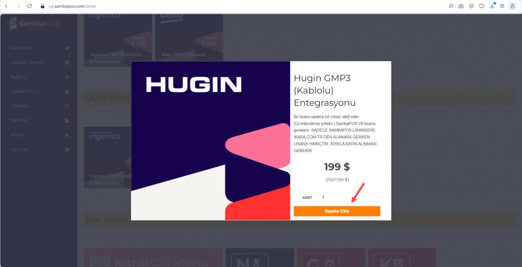 6.22. Hugin Yazarkasa GMP3 (Ethernet ile Bağlantı) Entegrasyonu Nasıl Yapılır?