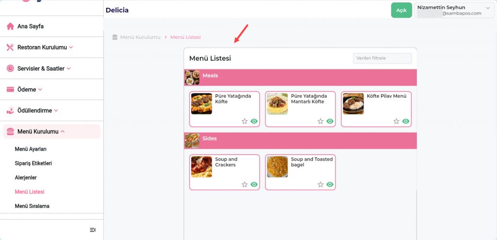 6.23. Jetrik QR Menu Entegrasyonu Nasıl Yapılır?
