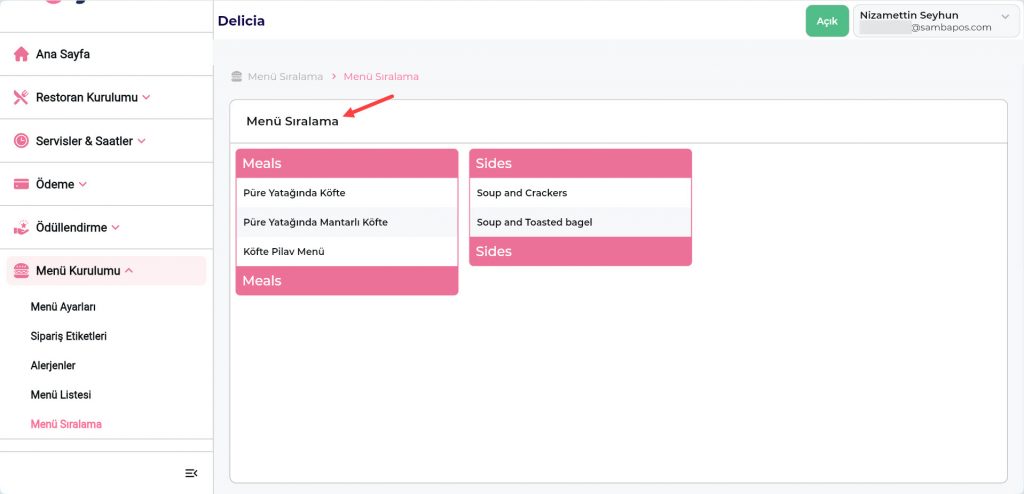 6.23. Jetrik QR Menu Entegrasyonu Nasıl Yapılır?
