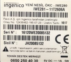 sicil-no-300x265-3 6.5. Ingenico Yazarkasa TSM (Kablosuz Bağlantı) Entegrasyon Nasıl Yapılır?